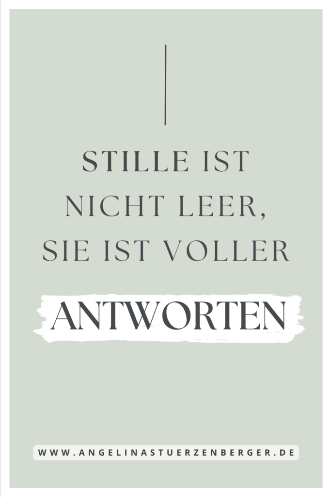 Mein wahres Ich: So findest du zurück zu dir 7 Ein Zitat zum Thema mein wahres Ich von Pinterest - Stille ist der Weg