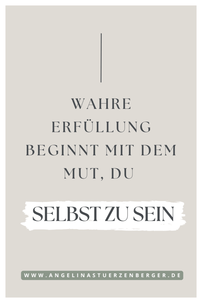 Mein wahres Ich: So findest du zurück zu dir 4 Ein Zitat zum Thema mein wahres Ich von Pinterest - erfüllt sein