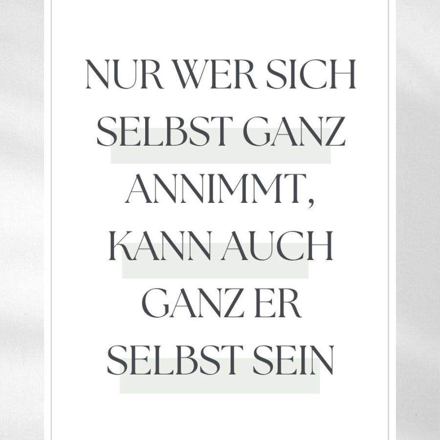 Pinterestpin mit Zitat zum Thema mein wahres Ich